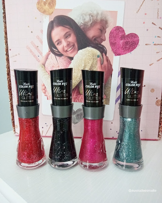 Recebidos: Coleção Ultra Glitter Nati Cosmetica