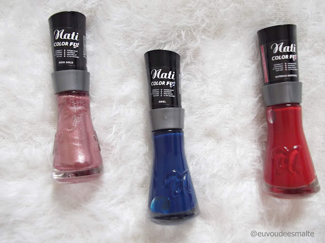 Esmaltes Linha Color Fix Nati Cosmetica