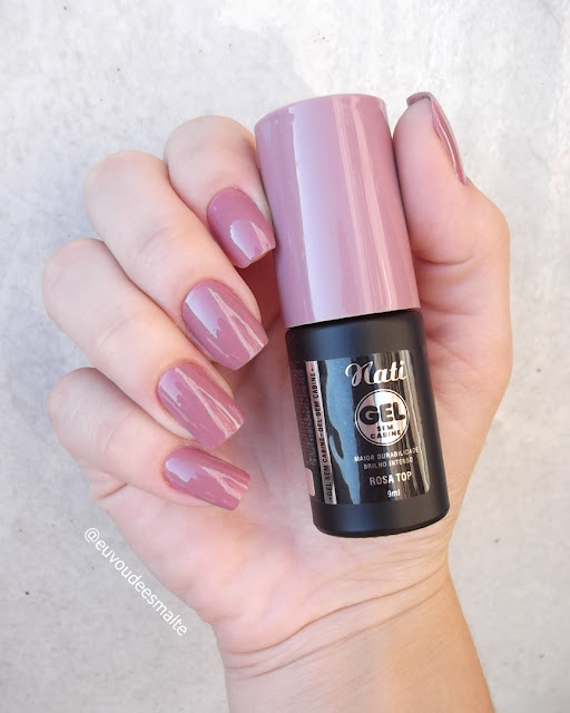 Esmalte Rosa Top - Nati Cosmetica