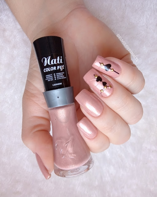 Esmalte Carmim Nati Cosmetica - Película Rosa Limão