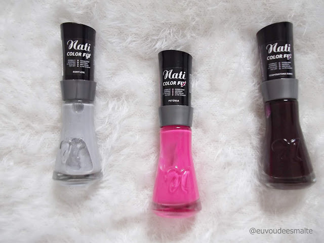 Esmaltes Linha Color Fix Nati Cosmetica