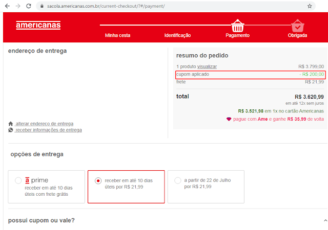 Como Usar Cupom de Desconto em Compra Online