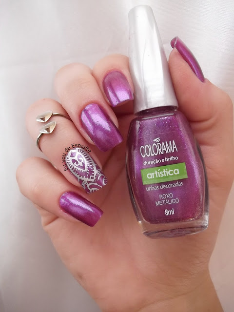 Esmalte Roxo Metálico Colorama